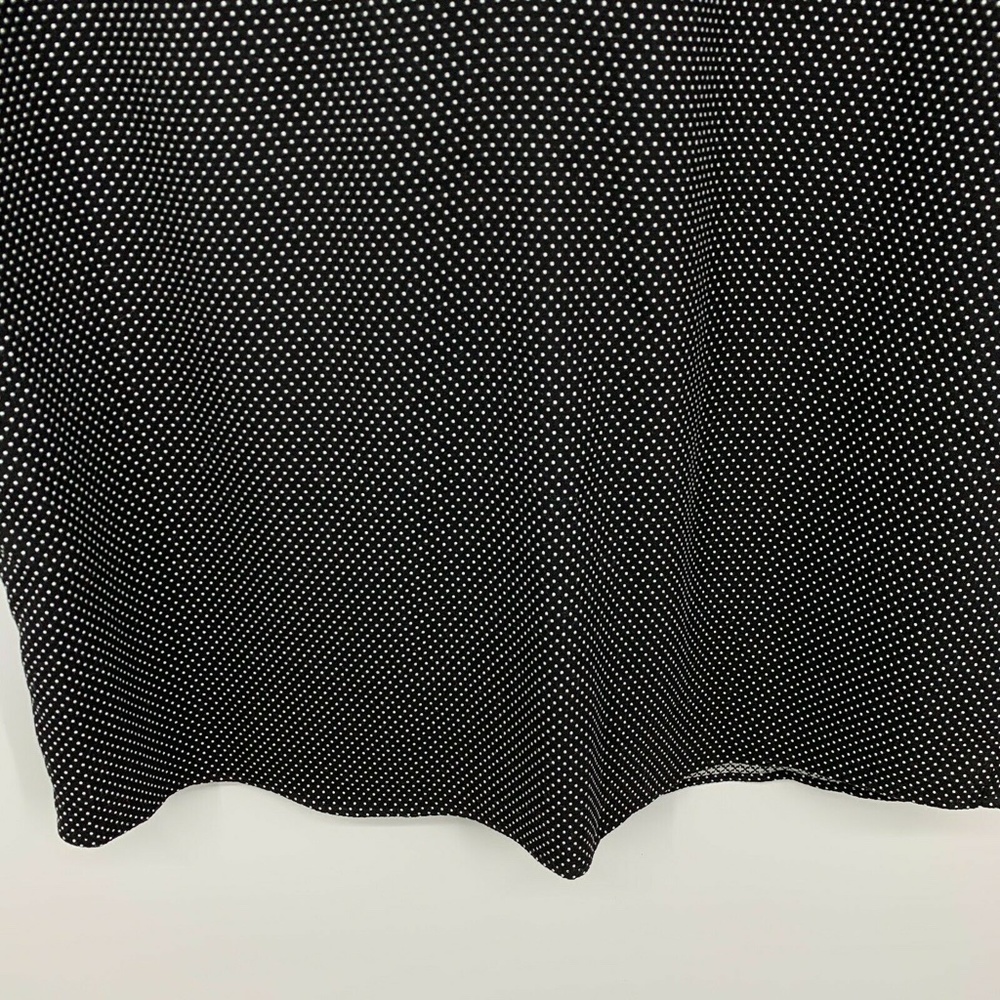 The Limited Ashton Dress Womens Large Black White Polka Dot Sleeveless Shift - Picture 4 of 9